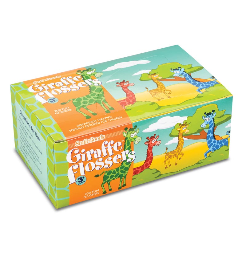 Practicon SmileGoods Giraffe Flossers, Individually Wrapped, Box of 200 - Image 4